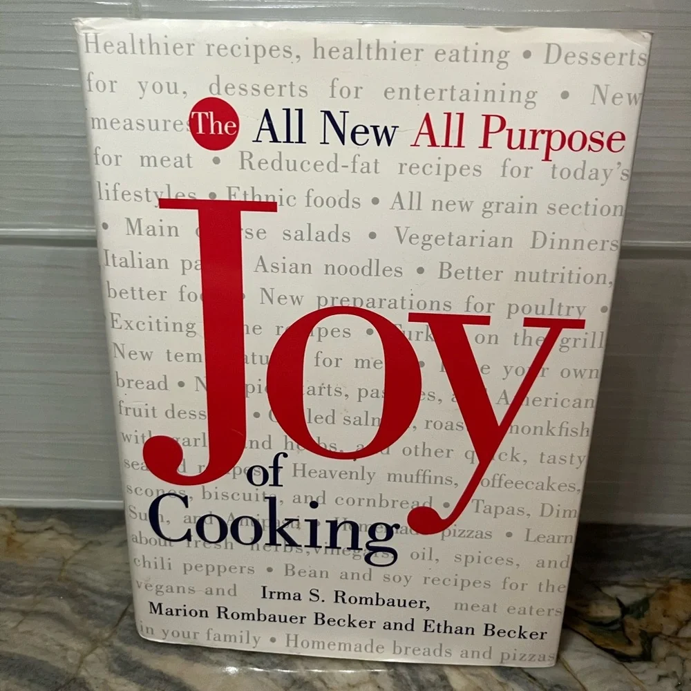 Joy of Cooking The All New All Purpose Cookbook Irma S. Rombauer 1997 Hardcover
